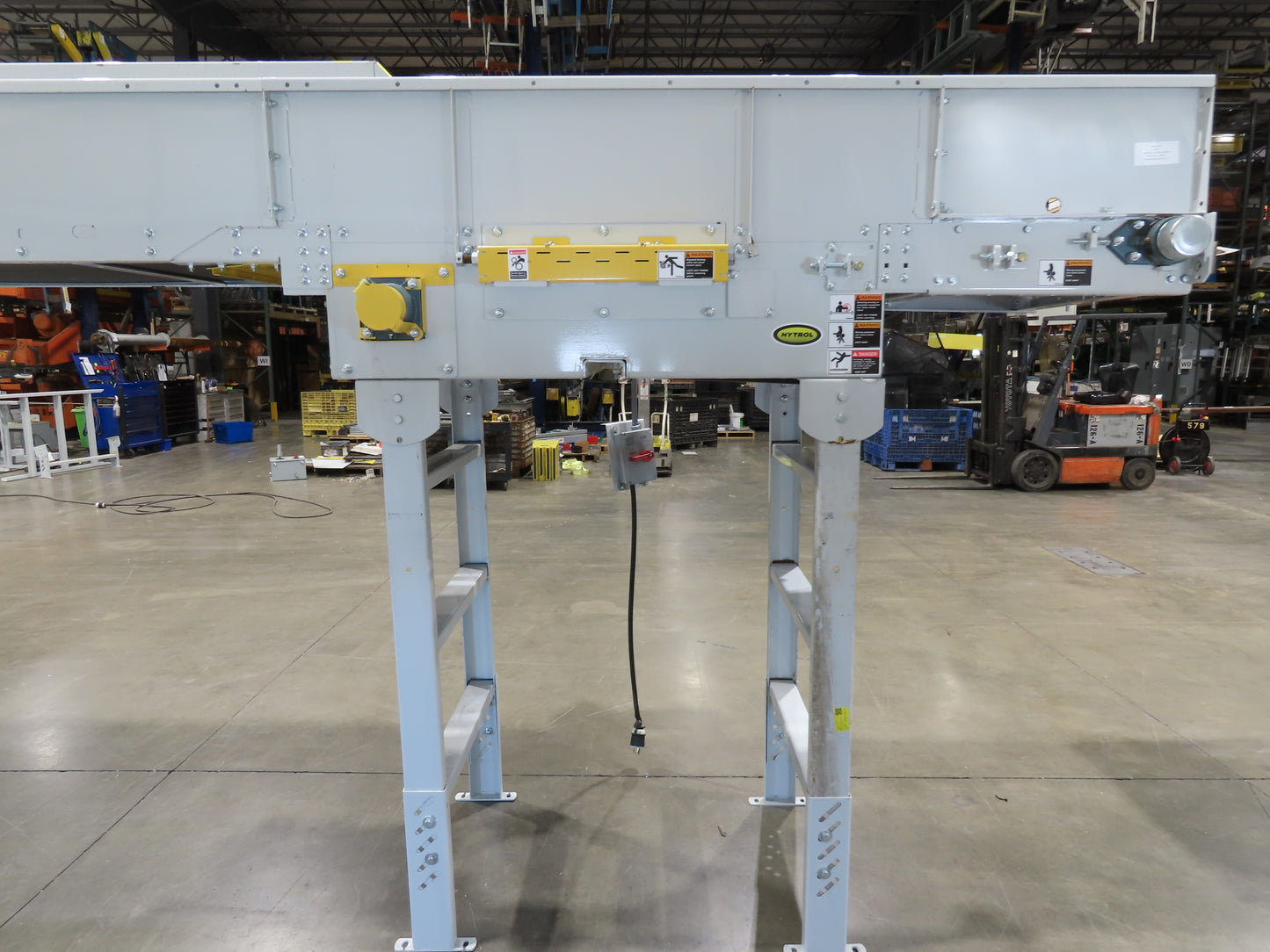 Hytrol HSS 31"x 18' Slider Bed Conveyor 30" Belt 2Hp 3PH Center Drive 114fpm