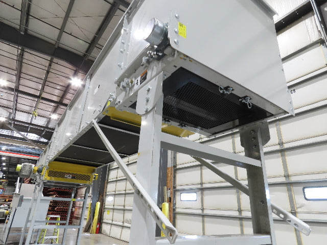 Hytrol HSS 31"x 18' Slider Bed Conveyor 30" Belt 2Hp 3PH Center Drive 114fpm