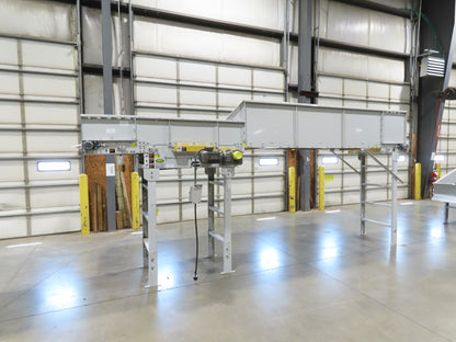 Hytrol HSS 31"x 18' Slider Bed Conveyor 30" Belt 2Hp 3PH Center Drive 114fpm