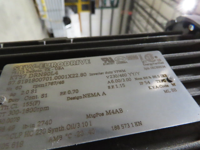 Hytrol HSS 31"x 15' 6" Incline Belt Conveyor 2Hp 3PH Center Drive 110fpm 78-90"H