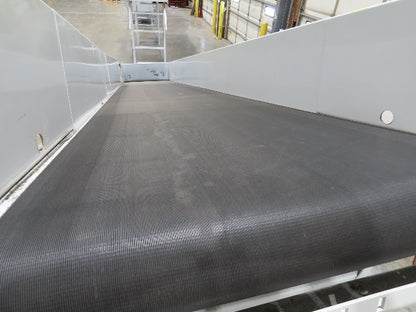 Hytrol HSS 31"x 15' 6" Incline Belt Conveyor 2Hp 3PH Center Drive 110fpm 78-90"H