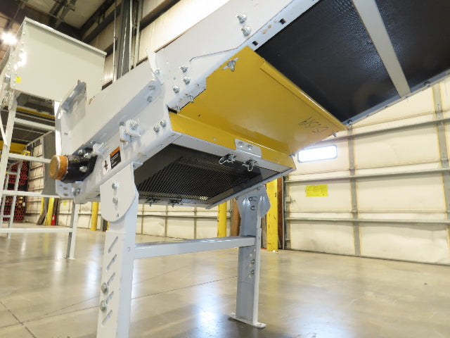 Hytrol HSS 31"x 15' 6" Incline Belt Conveyor 2Hp 3PH Center Drive 110fpm 78-90"H