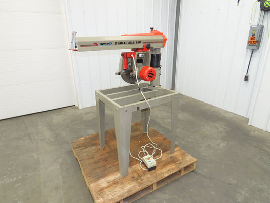 Omga RN 450 FM US Radial Arm Saw 12" Blade 4Hp Motor 18" 450mm Rip 230/460V 3Ph