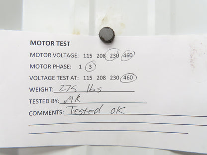 Lincoln Electric 5570CD2L16 AC Motor 30Hp 3470RPM 230/460V 3PH 284TSC Frame