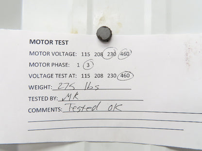 Lincoln Electric 5570CD2L16 AC Motor 30Hp 3470RPM 230/460V 3PH 284TSC Frame