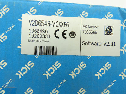 Sick 1068496 Lector65x Image Based Code Reader Main Unit 24VDC 1D/Stacked/2D