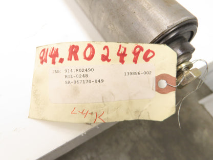 Hytrol 914-R02490 2-3/4" Dia Snub Roller Pulley for Belt Conveyor 49"BW