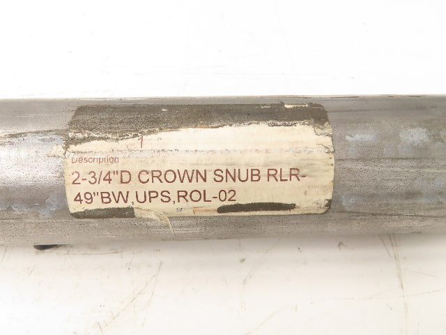 Hytrol 914-R02490 2-3/4" Dia Snub Roller Pulley for Belt Conveyor 49"BW