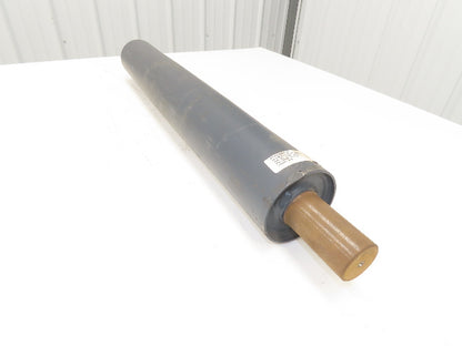 4"Dia x 28" Crowned Pulley for Belt Conveyor 1-13/16" Welded Shaft XPU0428WELDIN