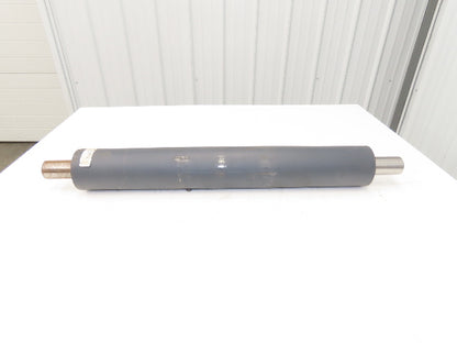 4"Dia x 28" Crowned Pulley for Belt Conveyor 1-13/16" Welded Shaft XPU0428WELDIN