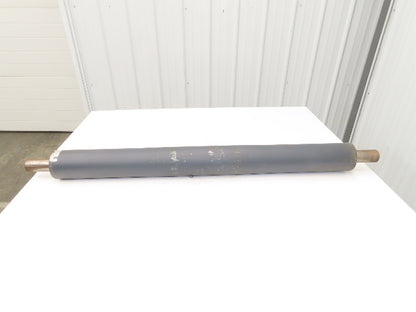 4"Dia x 41" Crowned Pulley for Belt Conveyor 1-13/16" Welded Shaft XPU0441WELDIN