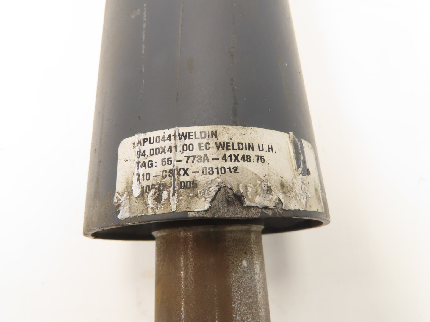 4"Dia x 41" Crowned Pulley for Belt Conveyor 1-13/16" Welded Shaft XPU0441WELDIN