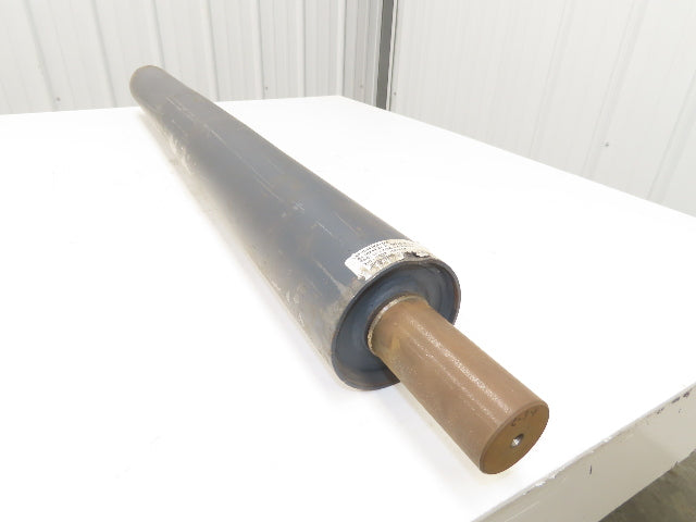 4"Dia x 41" Crowned Pulley for Belt Conveyor 1-13/16" Welded Shaft XPU0441WELDIN