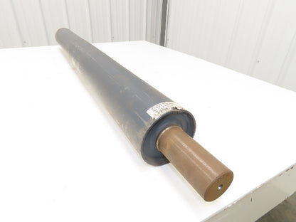 4"Dia x 41" Crowned Pulley for Belt Conveyor 1-13/16" Welded Shaft XPU0441WELDIN