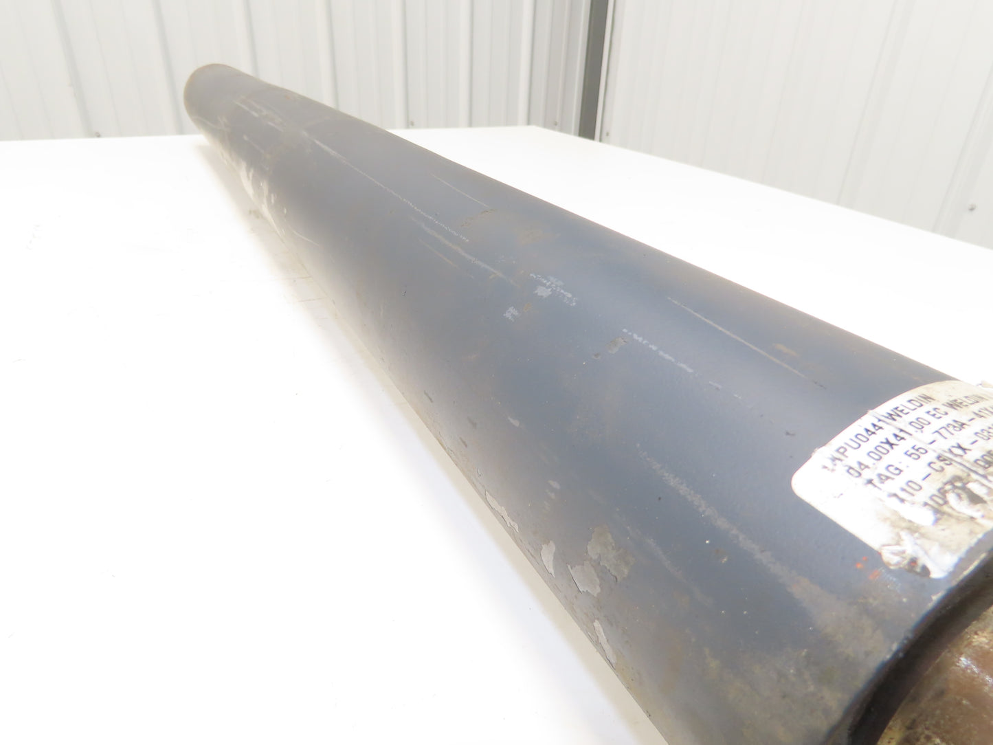 4"Dia x 41" Crowned Pulley for Belt Conveyor 1-13/16" Welded Shaft XPU0441WELDIN