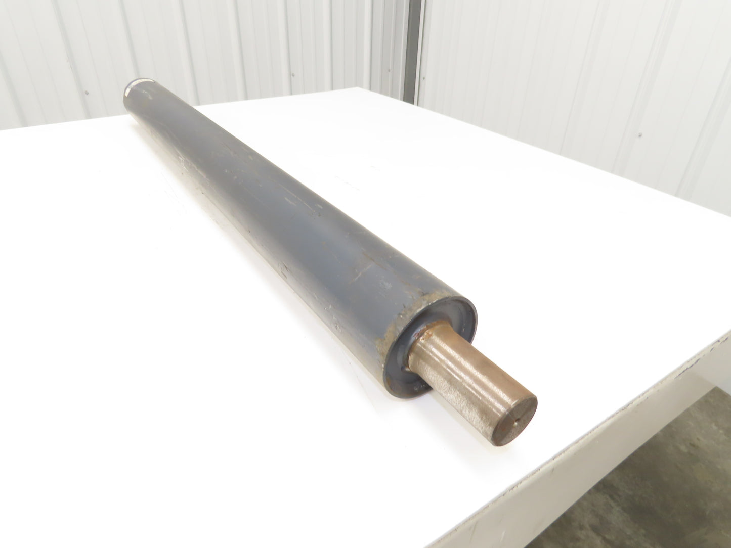 4"Dia x 41" Flat Pulley for Belt Conveyor 1-13/16" Welded Shaft XPU0441WELDIN