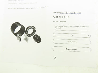 Sick 1068496 Lector65x Image Based Code Reader 24VDC w/Optics Kit 06