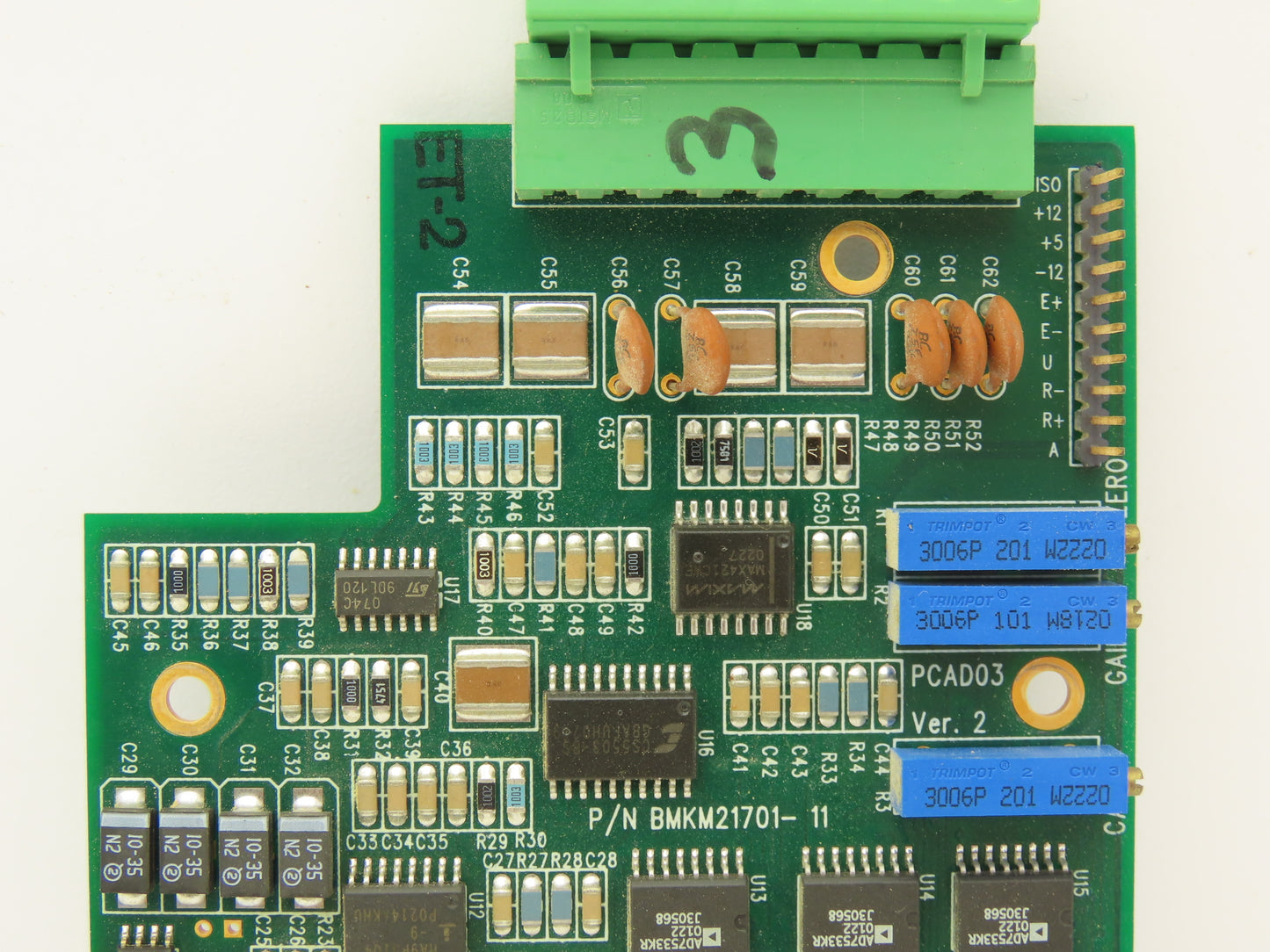 Merrick BMKM21701-1 PCB Alarm Control Printed Circuit Board Version 2