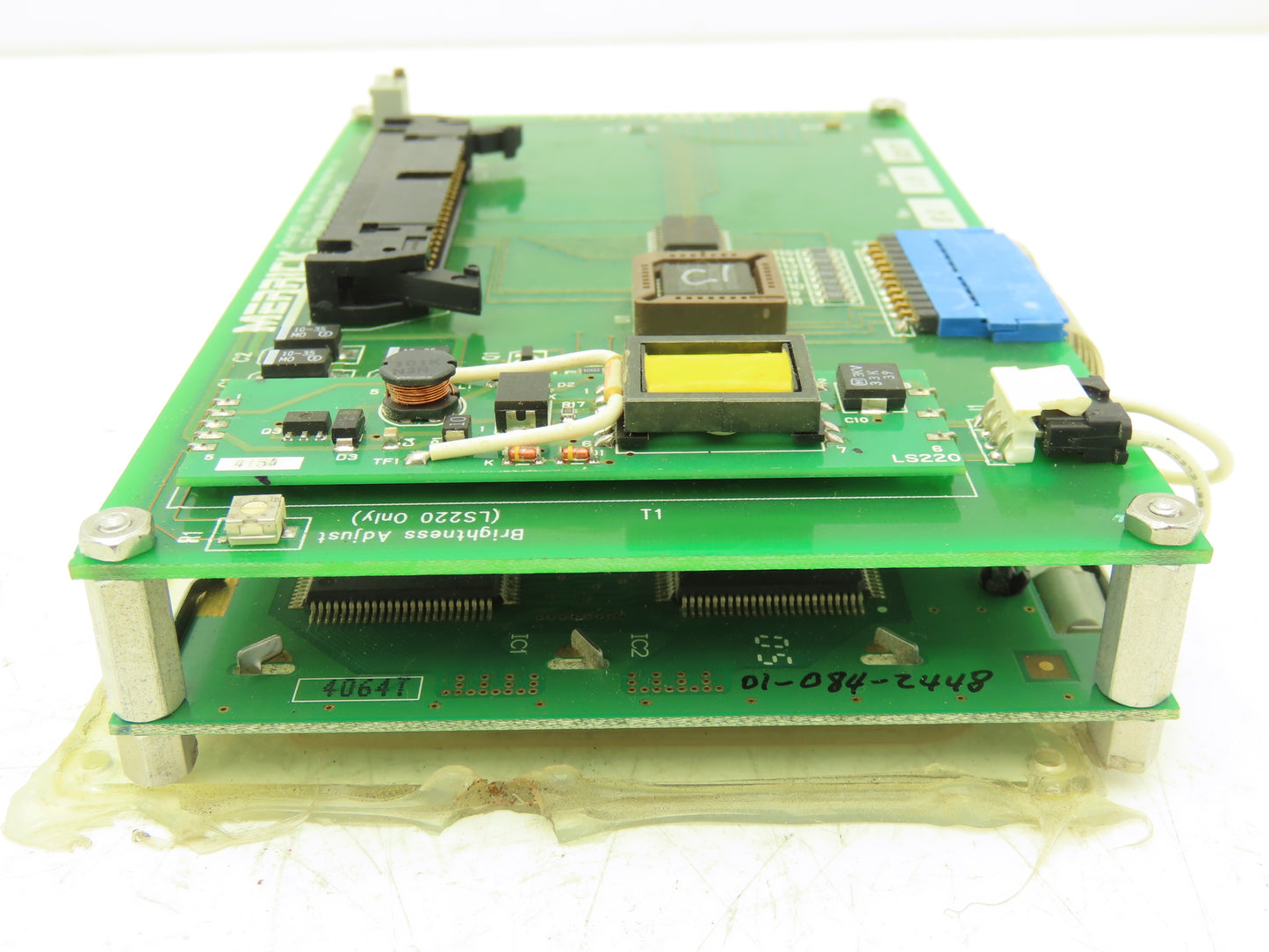 Hitachi LMG7420PLFC-X HMI Touch Panel & Merrick BMKM21684-1 Backplane PCB