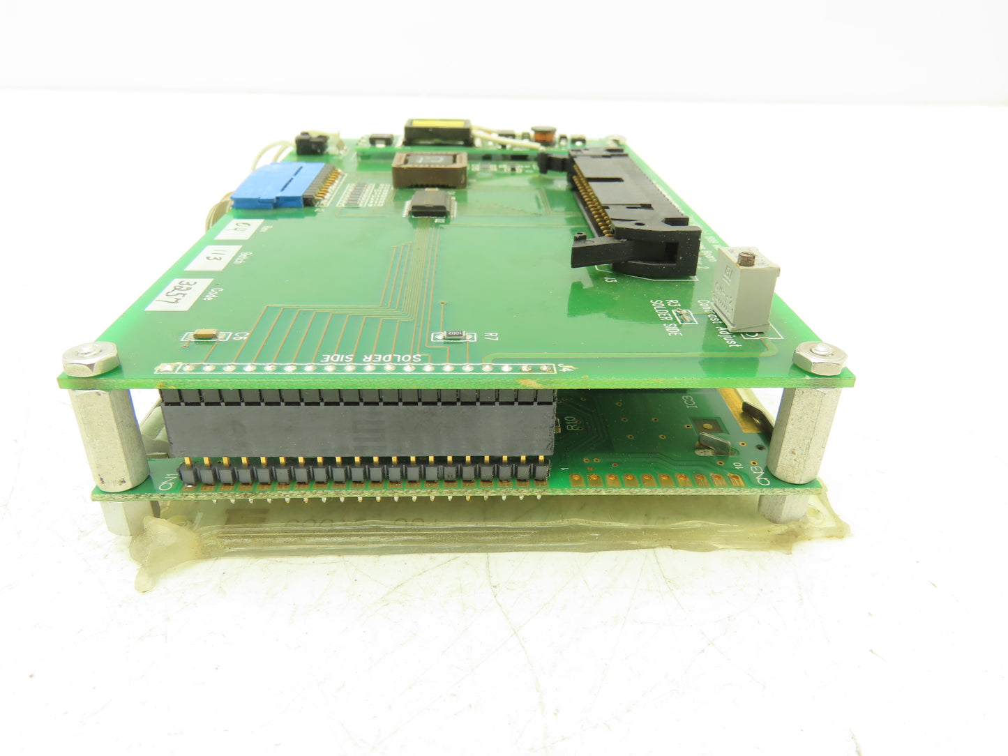 Hitachi LMG7420PLFC-X HMI Touch Panel & Merrick BMKM21684-1 Backplane PCB