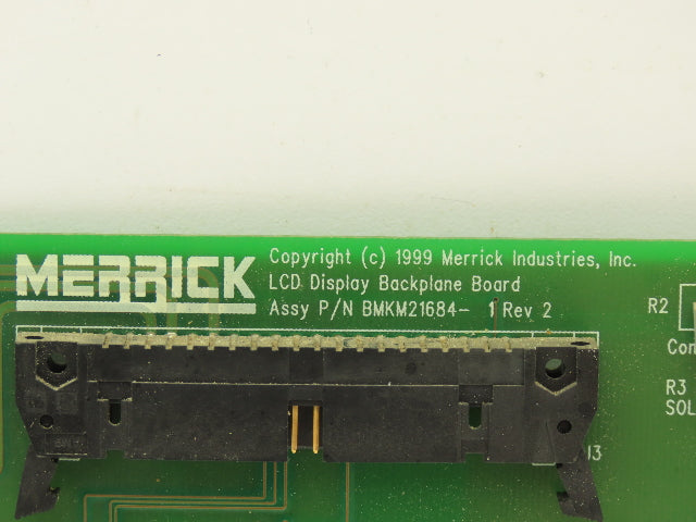 Merrick BMKM21684-1 PCB LCD Display Backplane Printed Circuit Board Rev 2