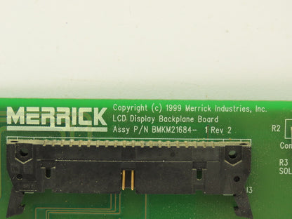Merrick BMKM21684-1 PCB LCD Display Backplane Printed Circuit Board Rev 2