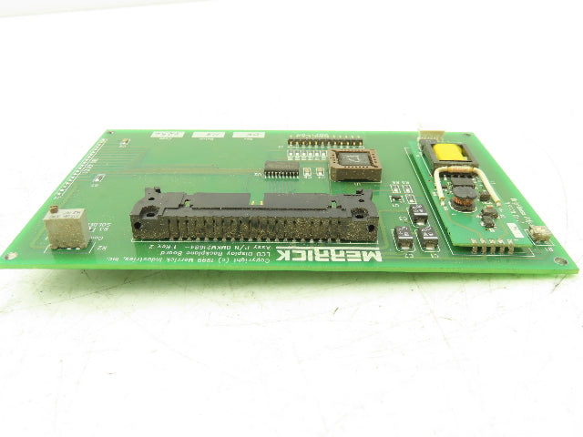 Merrick BMKM21684-1 PCB LCD Display Backplane Printed Circuit Board Rev 2