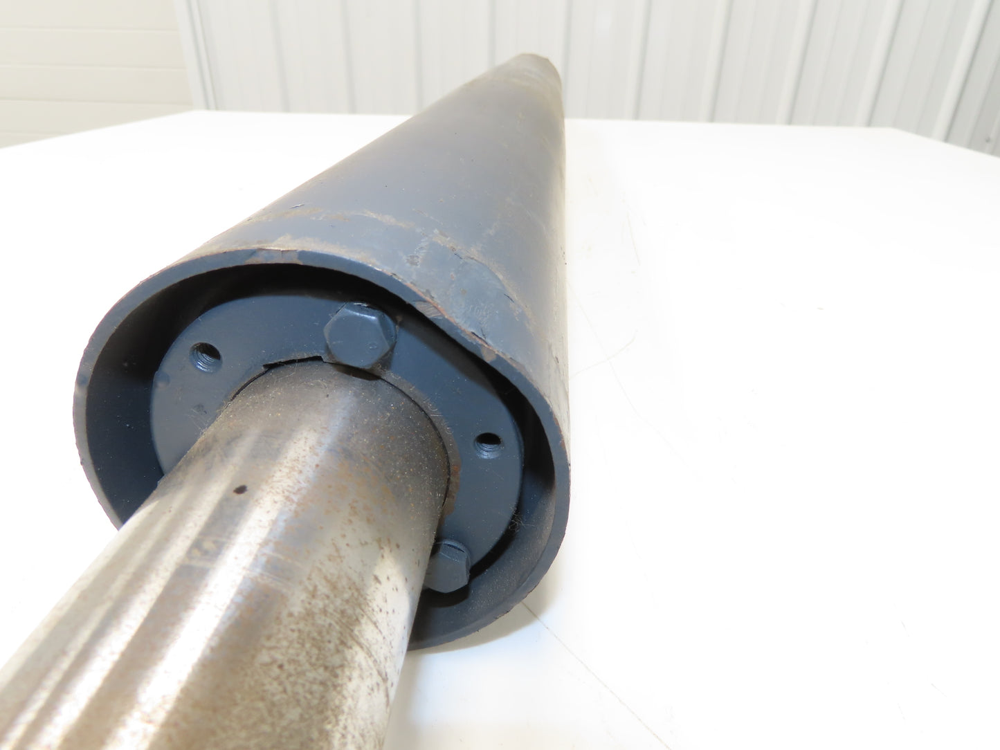 4"Dia x 37" Crowned Pulley for Belt Conveyor 1-15/16" Shaft SDS Bushing