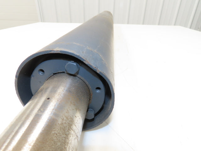4"Dia x 37" Crowned Pulley for Belt Conveyor 1-15/16" Shaft SDS Bushing