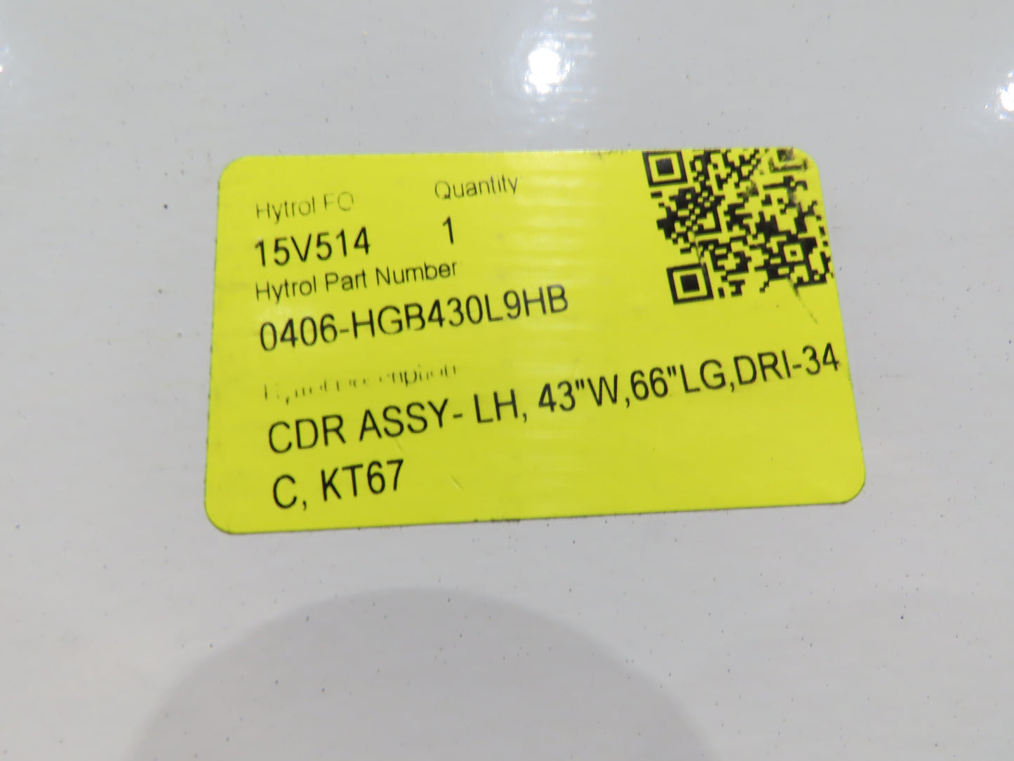 Hytrol BPC 43"x 45' 9" Slider Bed Conveyor 41" Belt 5Hp 3PH Center Drive 180fpm