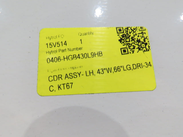 Hytrol BPC 43"x 45' 9" Slider Bed Conveyor 41" Belt 5Hp 3PH Center Drive 180fpm