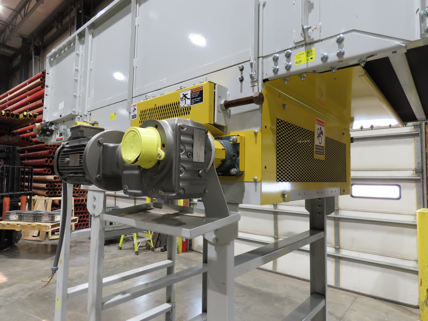 Hytrol BPC 43"x 45' 9" Slider Bed Conveyor 41" Belt 5Hp 3PH Center Drive 180fpm