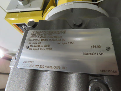 Hytrol BPC 43"x 45' 9" Slider Bed Conveyor 41" Belt 5Hp 3PH Center Drive 180fpm