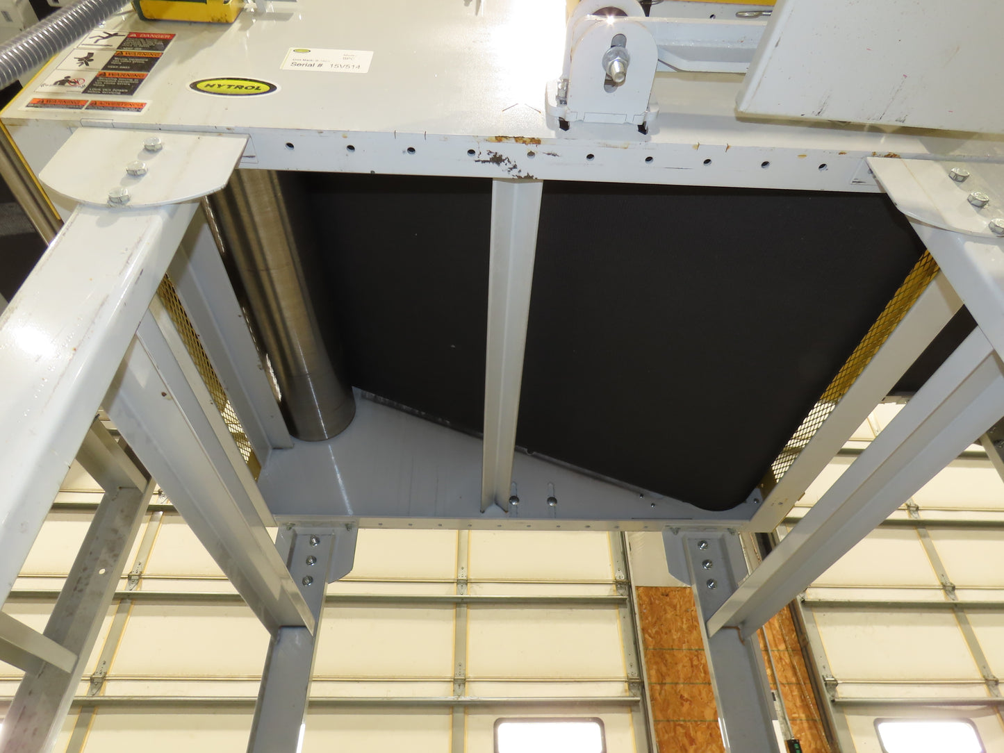 Hytrol BPC 43"x 45' 9" Slider Bed Conveyor 41" Belt 5Hp 3PH Center Drive 180fpm