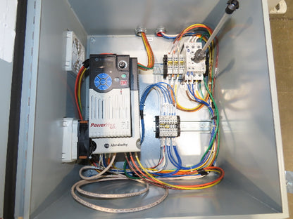 Hytrol BPC 43"x 45' 9" Slider Bed Conveyor 41" Belt 5Hp 3PH Center Drive 180fpm