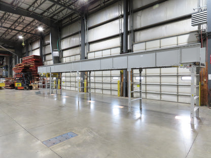 Hytrol BPC 43"x 45' 9" Slider Bed Conveyor 41" Belt 5Hp 3PH Center Drive 180fpm