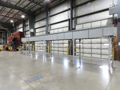 Hytrol BPC 43"x 45' 9" Slider Bed Conveyor 41" Belt 5Hp 3PH Center Drive 180fpm