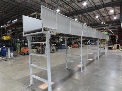 Hytrol BPC 43"x 45' 9" Slider Bed Conveyor 41" Belt 5Hp 3PH Center Drive 180fpm