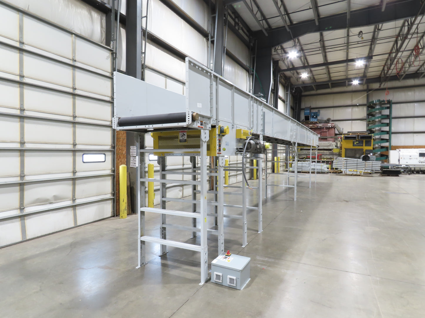 Hytrol BPC 43"x 45' 9" Slider Bed Conveyor 41" Belt 5Hp 3PH Center Drive 180fpm