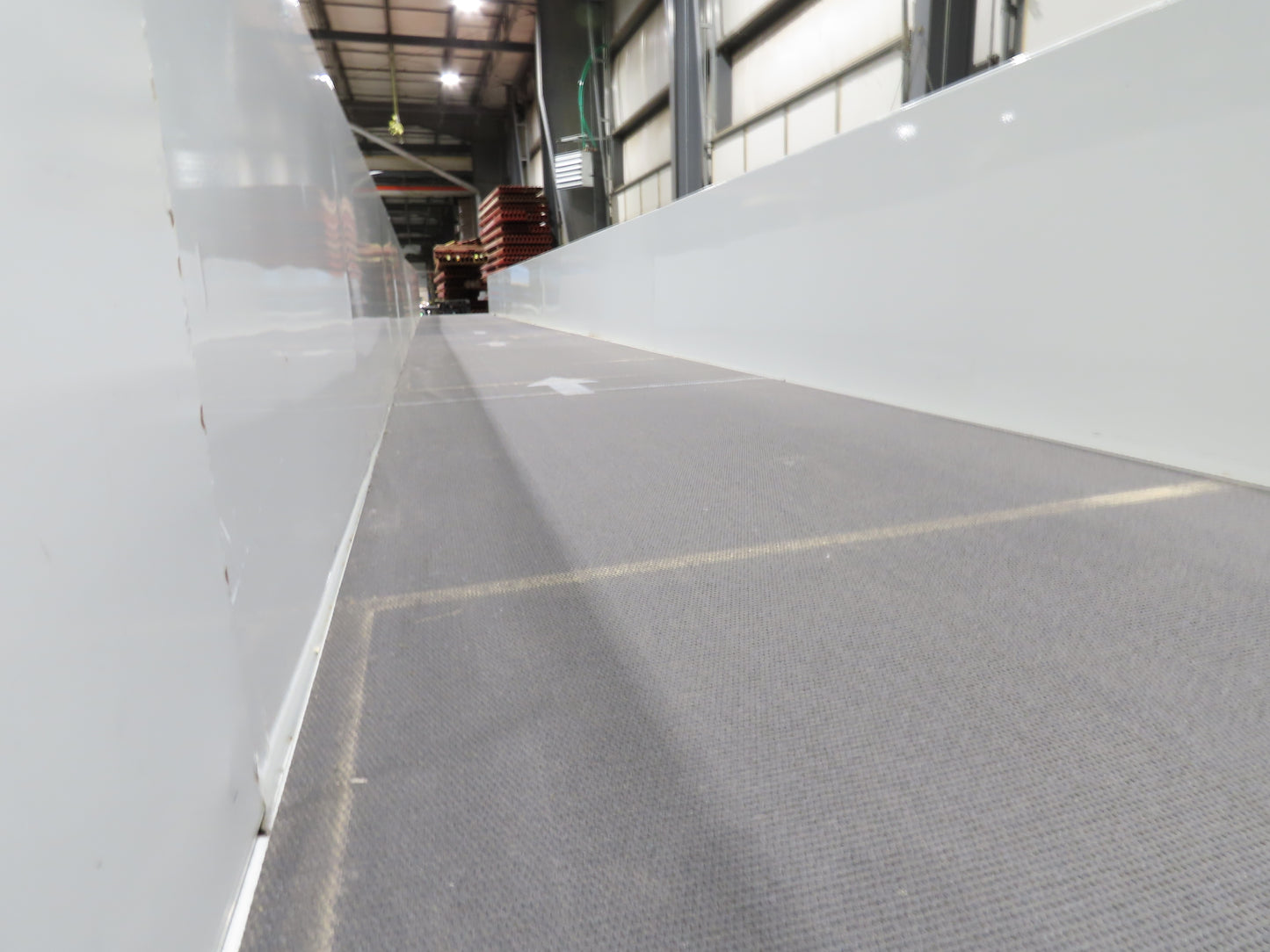 Hytrol BPC 43"x 45' 9" Slider Bed Conveyor 41" Belt 5Hp 3PH Center Drive 180fpm