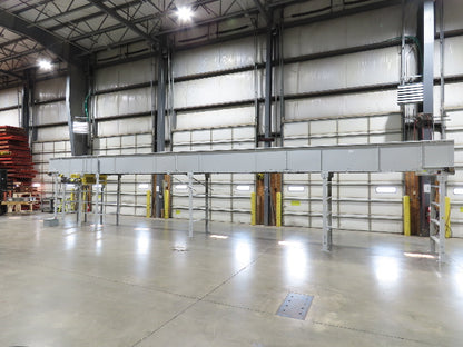 Hytrol BPC 43"x 45' 9" Slider Bed Conveyor 41" Belt 5Hp 3PH Center Drive 180fpm