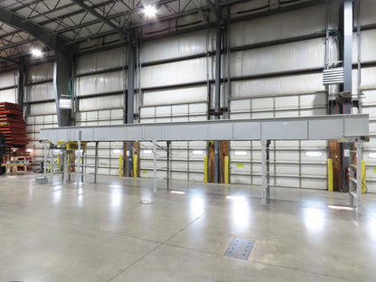 Hytrol BPC 43"x 45' 9" Slider Bed Conveyor 41" Belt 5Hp 3PH Center Drive 180fpm