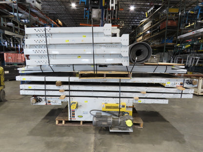 Hytrol BPC 43"x 45' 9" Slider Bed Conveyor 41" Belt 5Hp 3PH Center Drive 180fpm