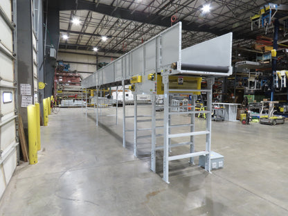 Hytrol BPC 43"x 45' 9" Slider Bed Conveyor 41" Belt 5Hp 3PH Center Drive 180fpm