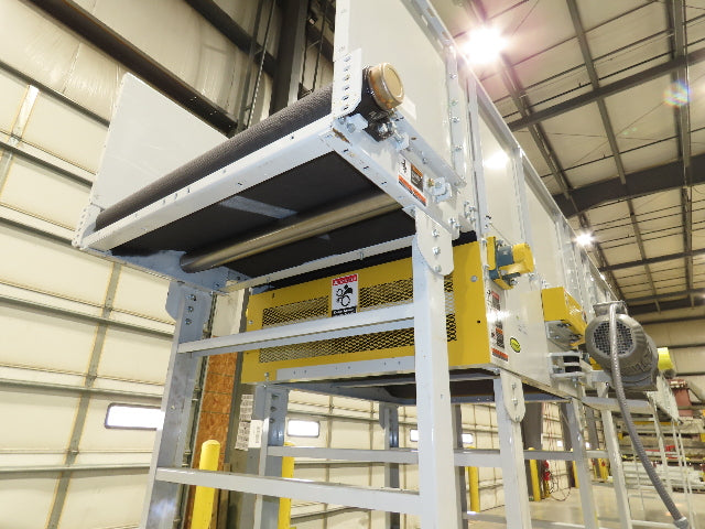 Hytrol BPC 43"x 45' 9" Slider Bed Conveyor 41" Belt 5Hp 3PH Center Drive 180fpm