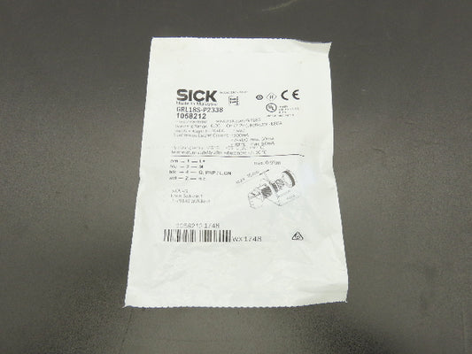 Sick 1058212 Photoelectric retro-reflective sensor M18x1 Mounting Radial Axis