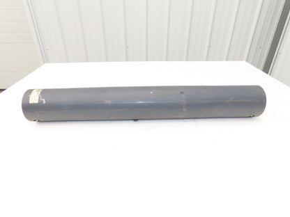 4"Dia x 28" Crowned Pulley for Belt Conveyor ER28 Bearing Bushing XPU0428ER28