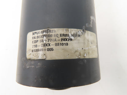 4"Dia x 28" Crowned Pulley for Belt Conveyor ER28 Bearing Bushing XPU0428ER28