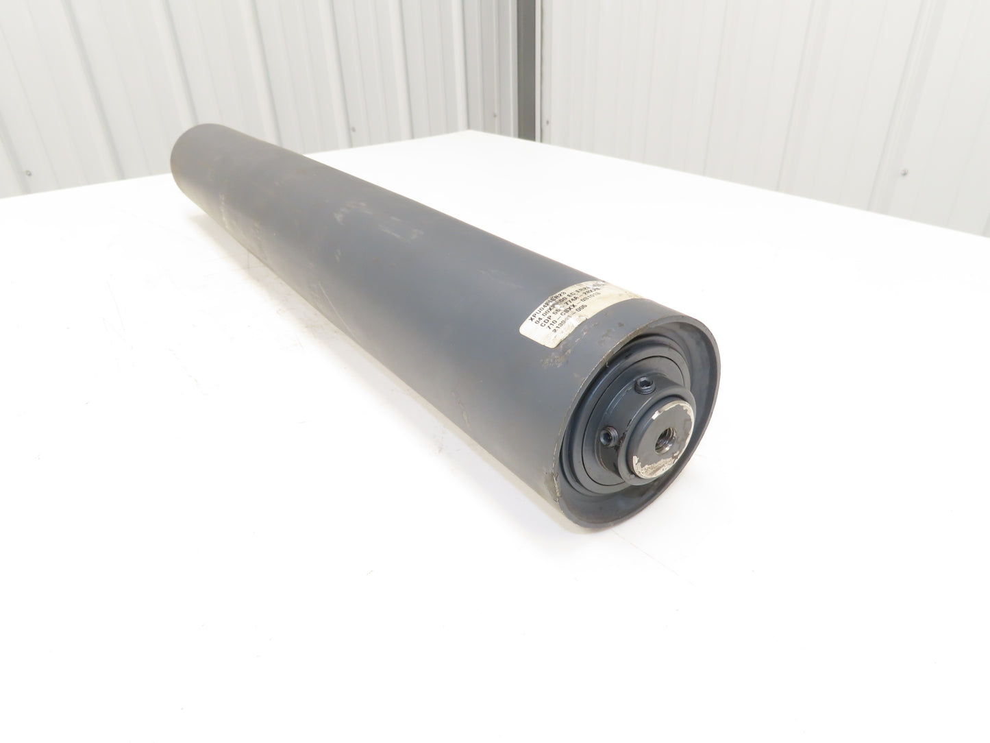 4"Dia x 28" Crowned Pulley for Belt Conveyor ER28 Bearing Bushing XPU0428ER28