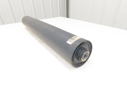 4"Dia x 28" Crowned Pulley for Belt Conveyor ER28 Bearing Bushing XPU0428ER28